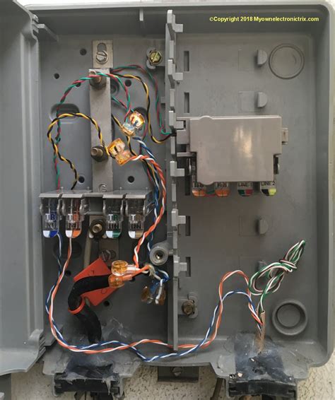 how to connect a phone junction box|exterior telephone junction box.